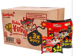 MHD:15.08.2024 Samyang Buldak Hot Chicken Flavor Ramen - 3 x SPICY 1 CARTON 5X8X140 g