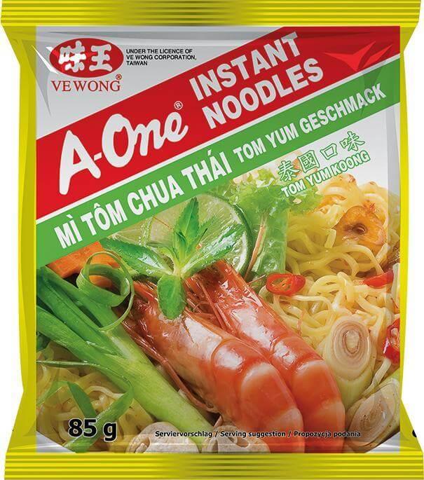 A- ONE Instantnudeln Tom Yum Koomg 85 g