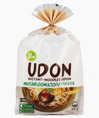 ALLGROO Udong Nudeln Tofu und Pilze 3 Portionen 690 g