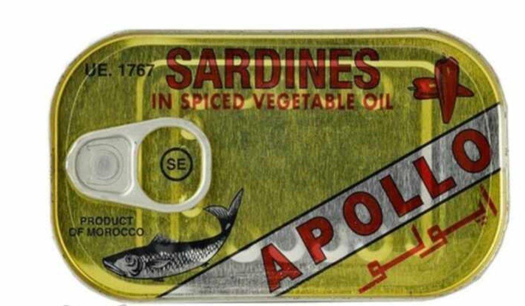 Apollo - Sardinen in scharfem Pflanzen-Öl 125 g