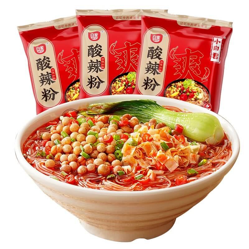 Baijia Instant-Süßkartoffel-Nudeln Chongqing scharf und sauer 85 g