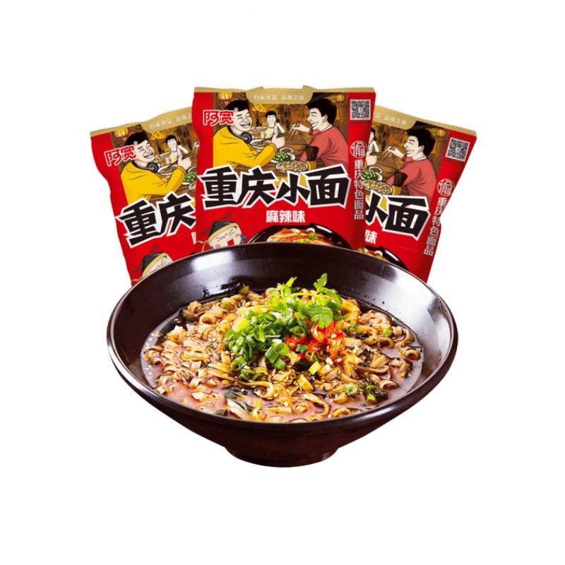 Baijia Instantnudelnsuppe, Chonqing Art, Hot & Scharf 100 g