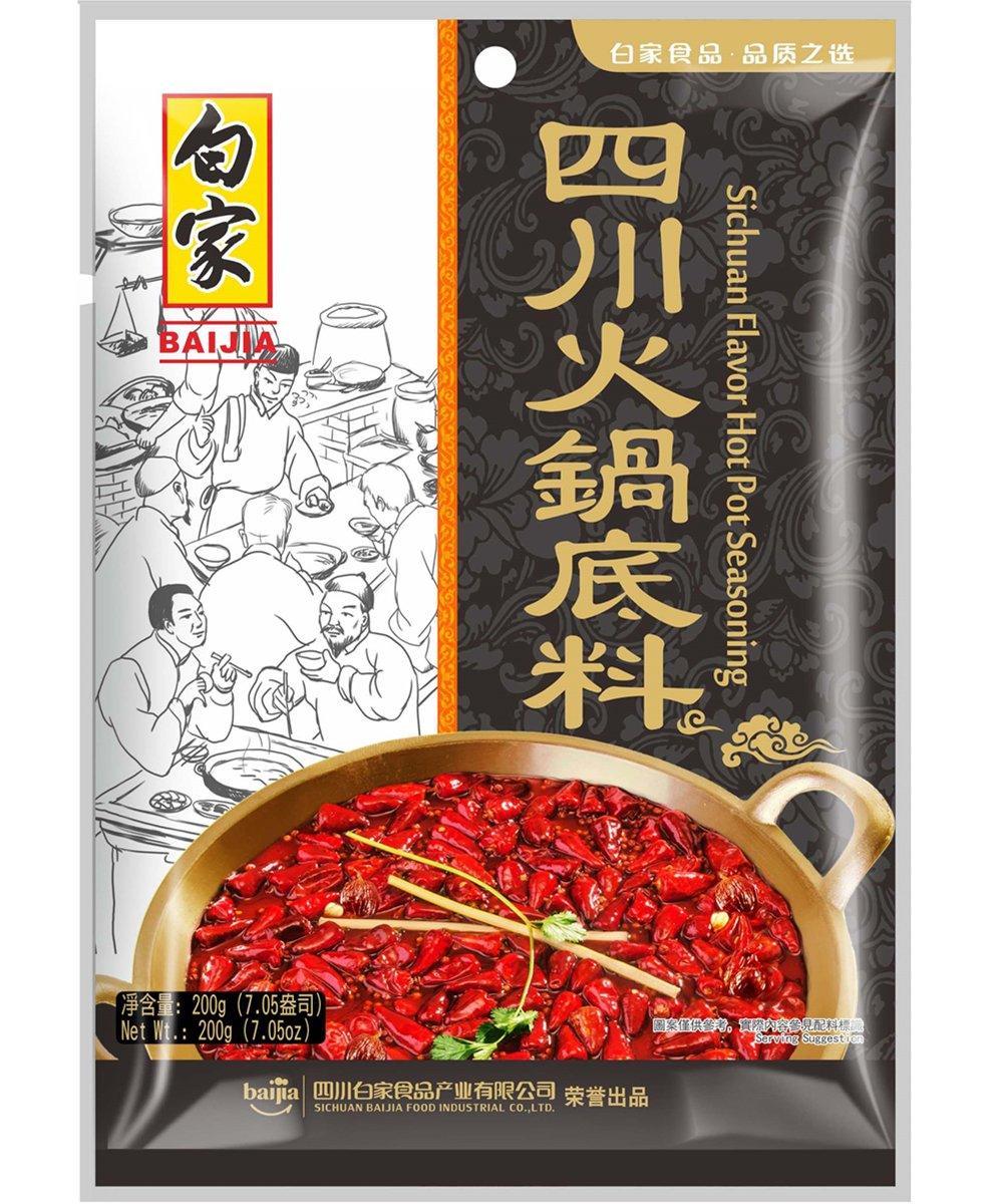Baijia Sichuan Feuertopf Gewürzemix 200 g