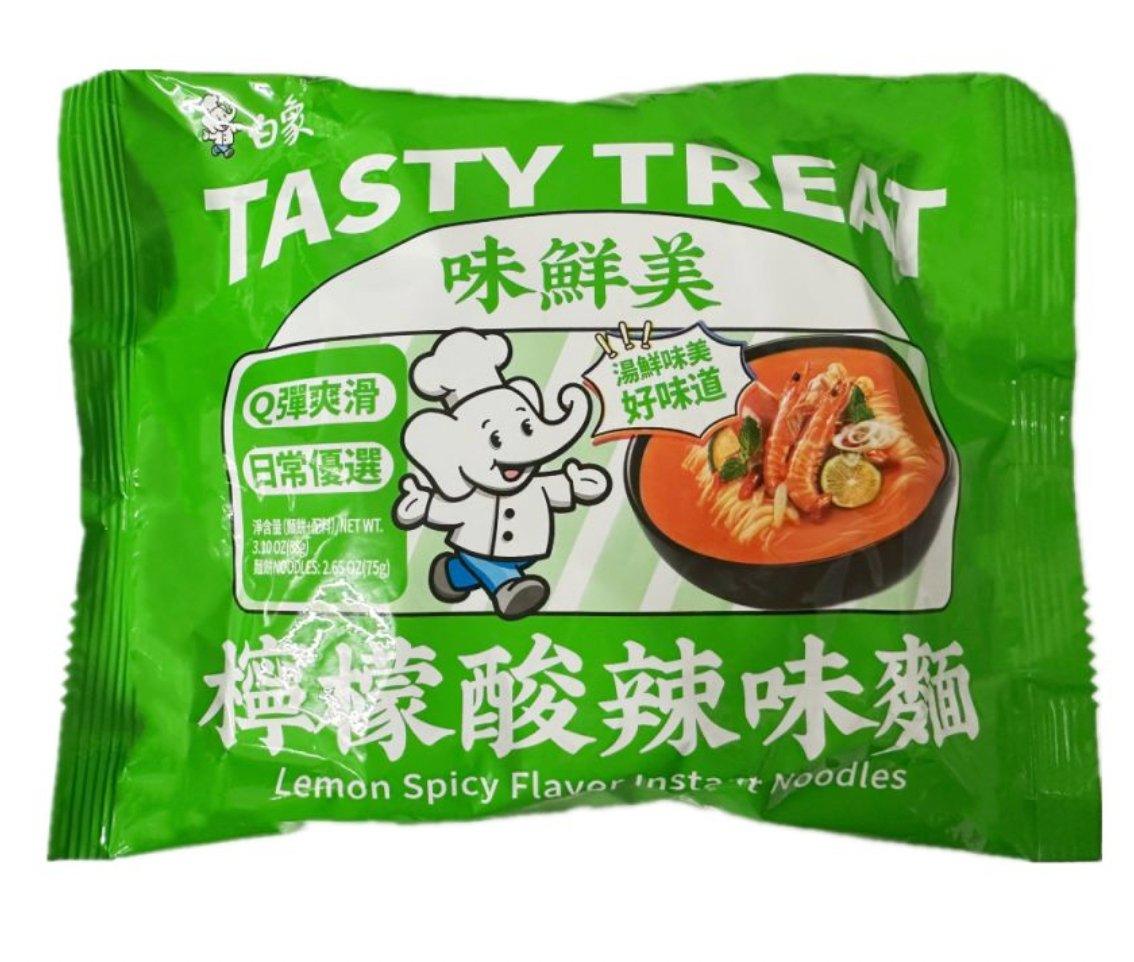 BAIXIANG Instant Nudeln Zitrone scharf 88 g