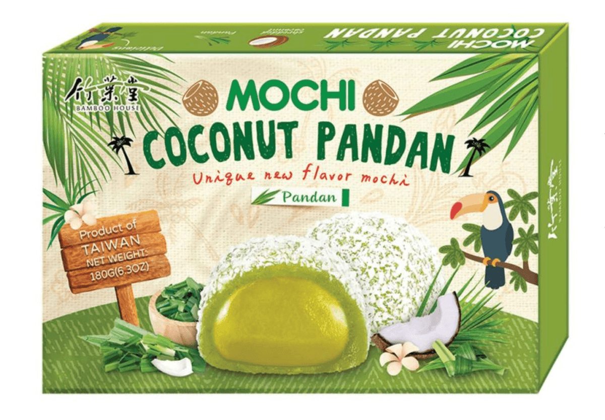 BAMBOO HOUSE Mochi Kokosnuss Pandan 180 g