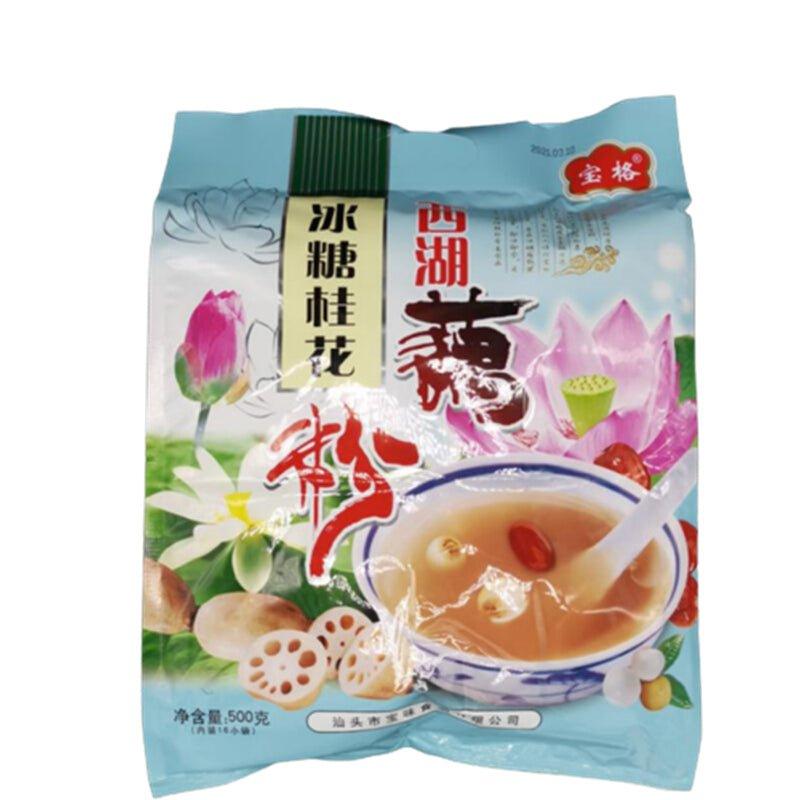Bao Ge West Lake Lotus Root Powder (Iced Sugar and Osmanthus) 500 g