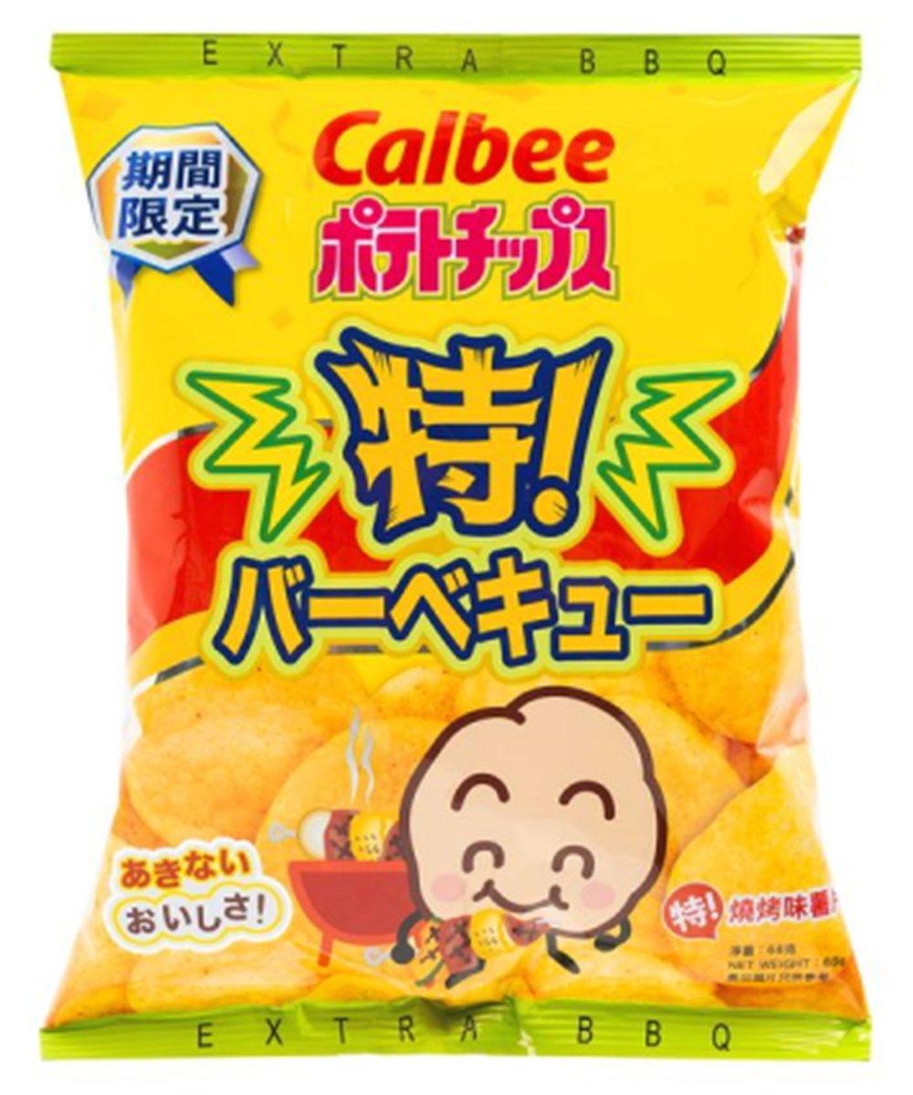 CALBEE Kartoffelchips BBQ extra pikant