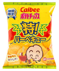 CALBEE Kartoffelchips BBQ extra pikant