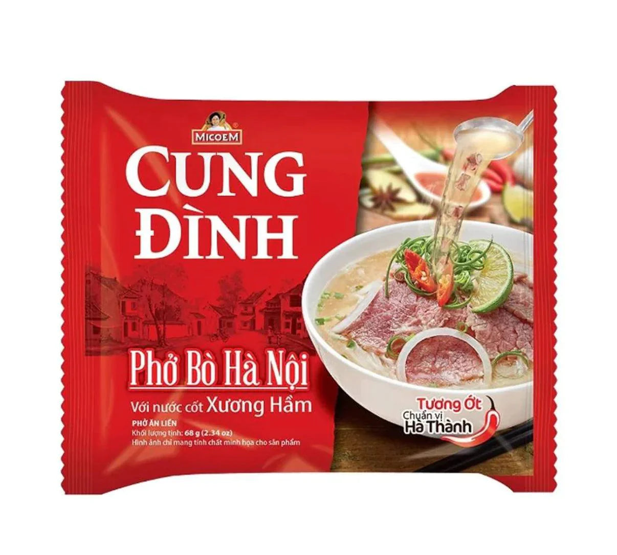 Cung Dinh Cung Dinh Beef Rice Noodle Pho Bo 70 g