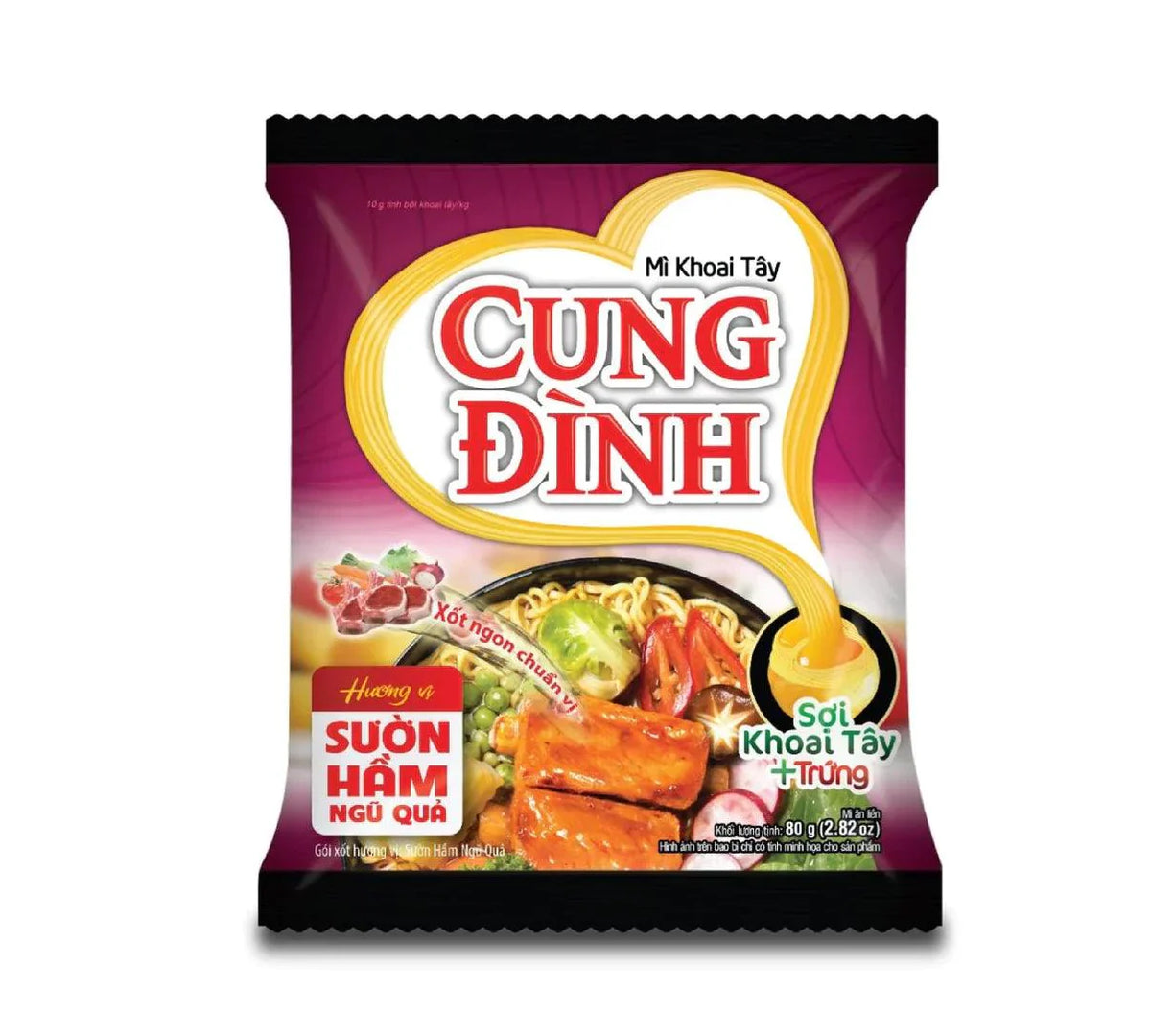 Cung Dinh Stewed Spareribs 5 Fruits Flavour (Suon Ham Ngu Qua) 80 g