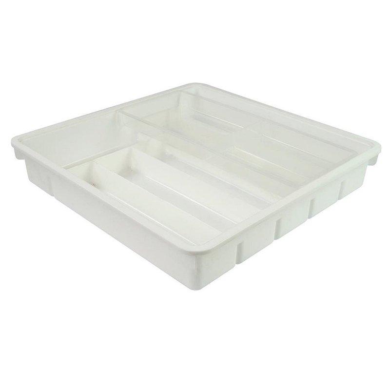 Cutlery holder with tray 9 compartments 31,5 x 31,5 x 6 cm