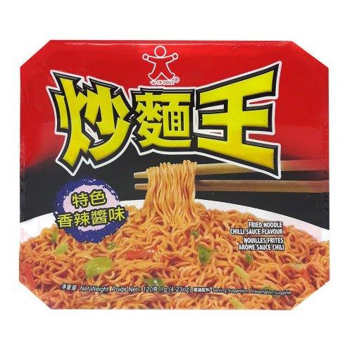 DOLL FRIED Instant Nudeln CHILLI Box 120 g MHD: 28.07.2023