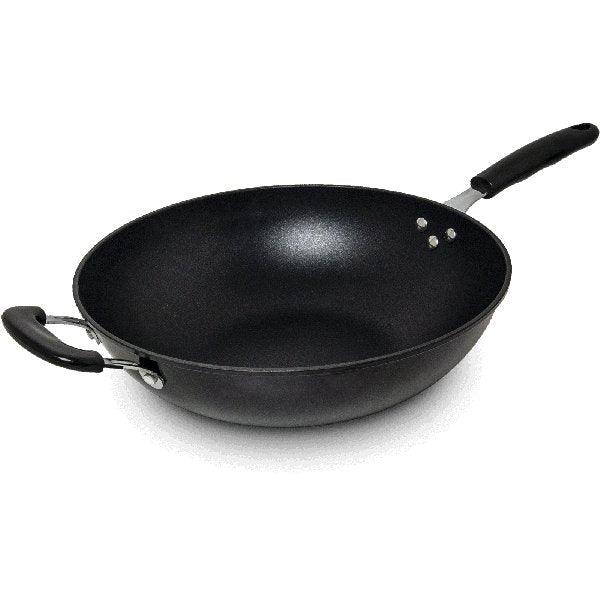 EMRO Wokpfanne mit flachem Boden, 34 cm