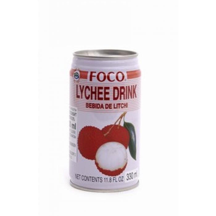 Foco - Lychee Drink - Fruchtnektar aus Litschi - Fruchtgehalt 25% - 350 ml