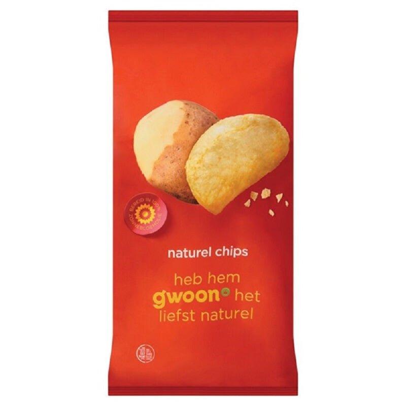 G'woon Chips Naturel 250 g