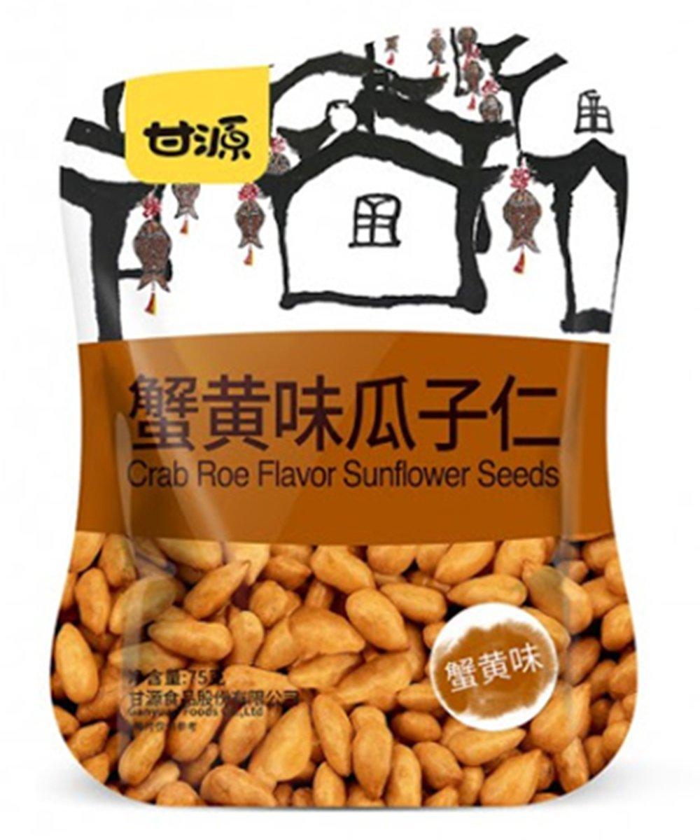 GANYUAN Sonnenblumenkerne mit Krabbengeschmack 75 g