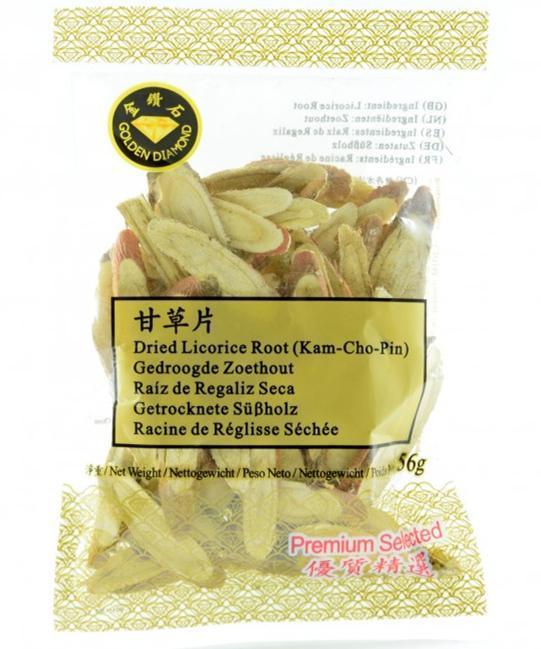 GOLDEN DIAMOND Getrocknete Süssholz 56 g