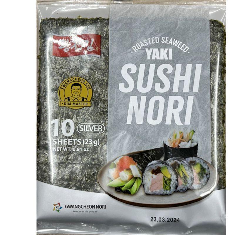 GWANGCHEON Sushi Nori Sheets 10. Silver 23 g