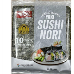 GWANGCHEON Sushi Nori Sheets 10. Silver 23 g