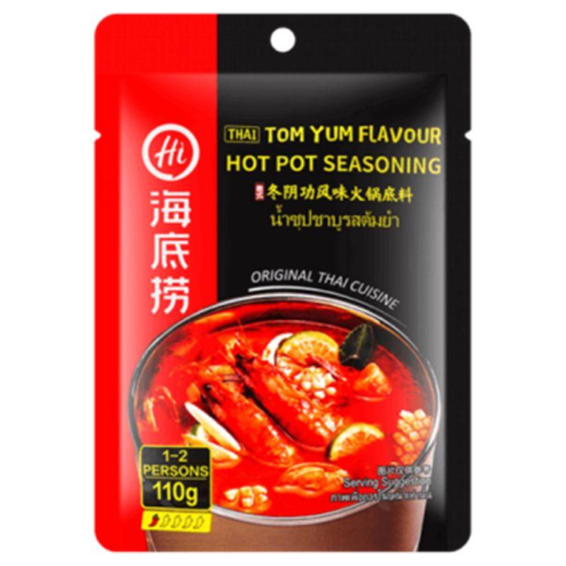 Haidilao Suppenbasis für Feuertopf Tom Yum 110 g