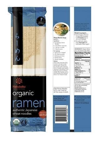 Hakubaku Bio Japanische Ramen Nudeln 270 g