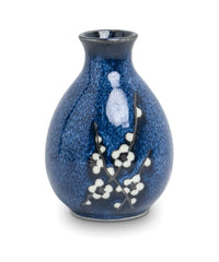Hana blue Sake Flasche 8 x 11cm