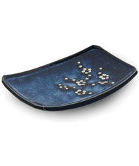 Hana blue Sushi Teller 22 x 15 x 3,5 cm