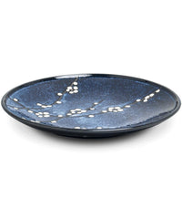 Hana blue Teller 25,5 x 3,8 cm