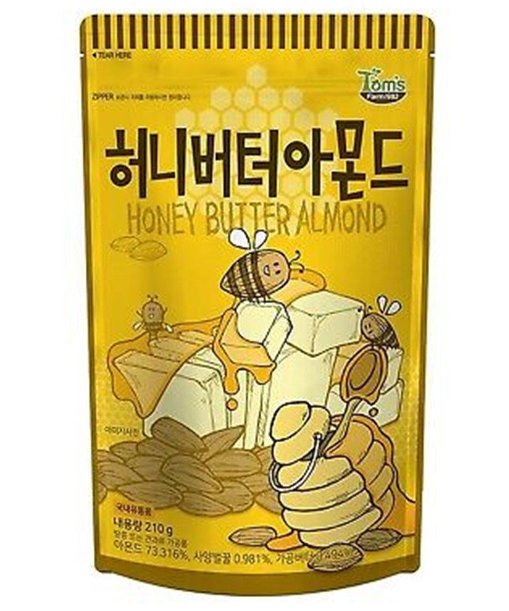HBAF Mandeln geröstet Honig & Butter 210 g