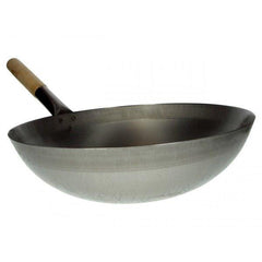 HS Wok mit Holzgriff 38 cm