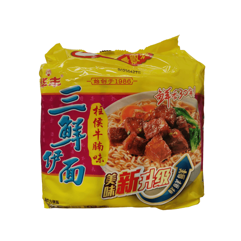 Huafeng Instant Nudeln, Chu Hou Rindfleischgeschmack 440 g (88 g x 5)