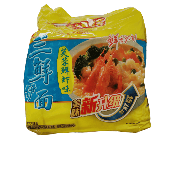 Huafeng Instantnudeln, Furong-Garnelengeschmack 435 g (87 g x 5)