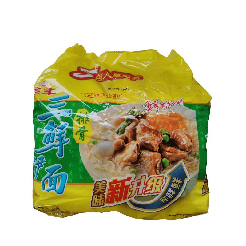 Huafeng Instantnudeln, Rippchengeschmack 440 g (88 g x 5)