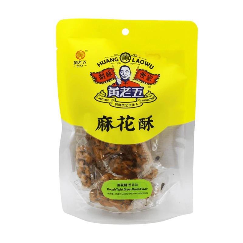 HuangLaoWw Dough Twist Green Onion Fl 108 g