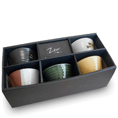 Japanese Style Ceramic Bowl Gift Set (Zen Set C) Ø12 cm H8 cm