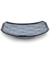 JAPANISCHE WELLE Sushi Teller 21,7 x 14,6 x 3,5 cm