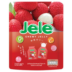 JELE Konjak-Jelly Taschen Litschi 6*18 g