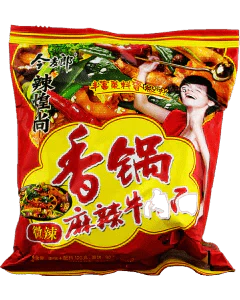 JinMaiLang Hot-Pot Nudeln mit pikantem Rindgeschmack 120 g