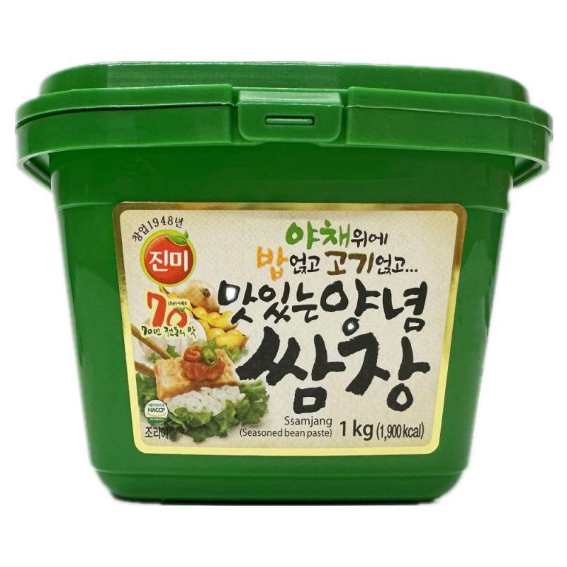 JINMI Koreanische Sojabohnenpaste gewürzt 1kg