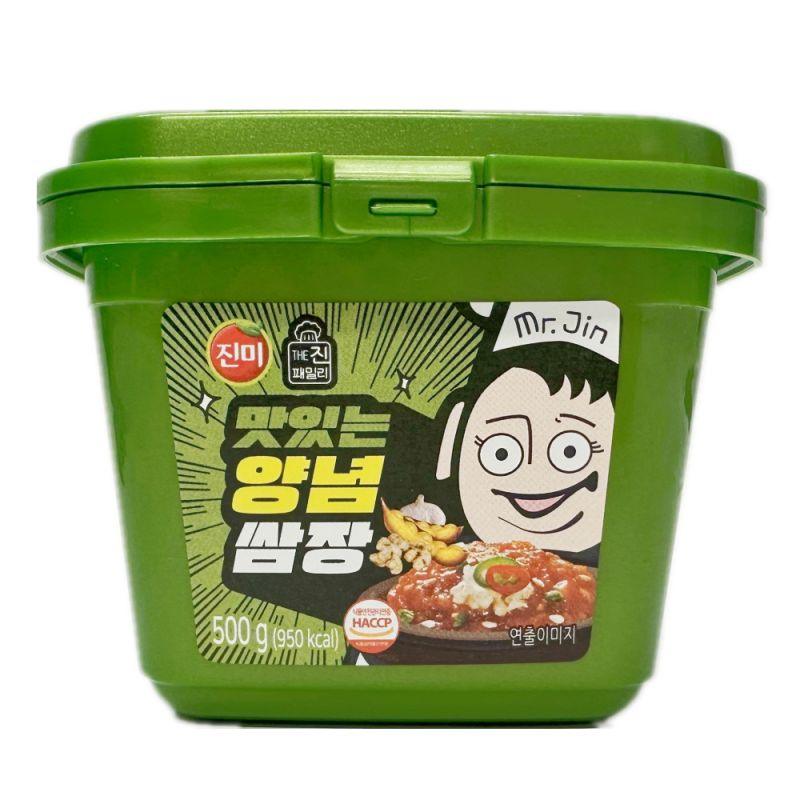 JINMI Koreanische Sojabohnenpaste gewürzt 500 g