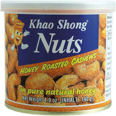KHAOSHONG Cashwekerne mit Honig überbacken geröstet 140 g
