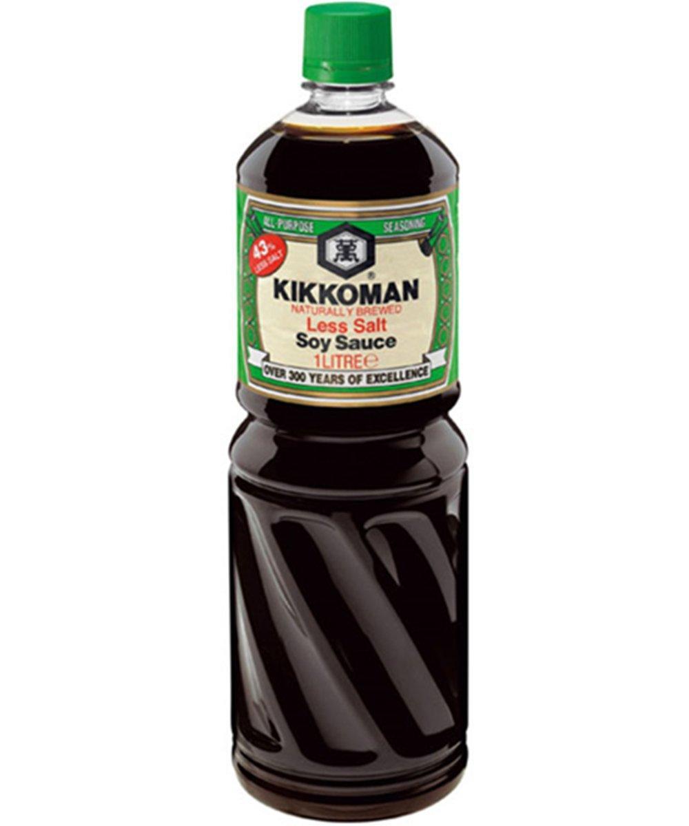 Kikkoman Sojasauce mit weniger Salz 1 l