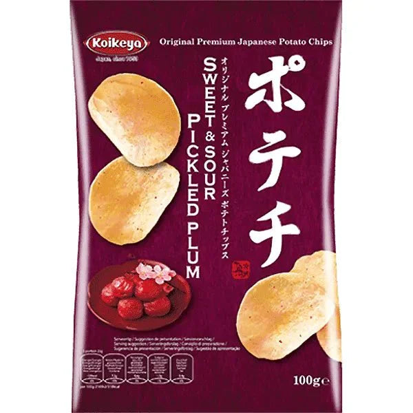 KOIKEYA Kartoffelchips Süß & Sauer Eingelegte Pflaume 100 g