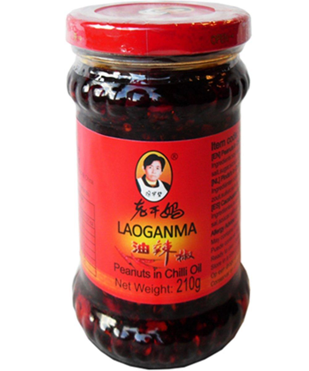 LAO GAN MA Erdnüsse in Chiliöl 210 g