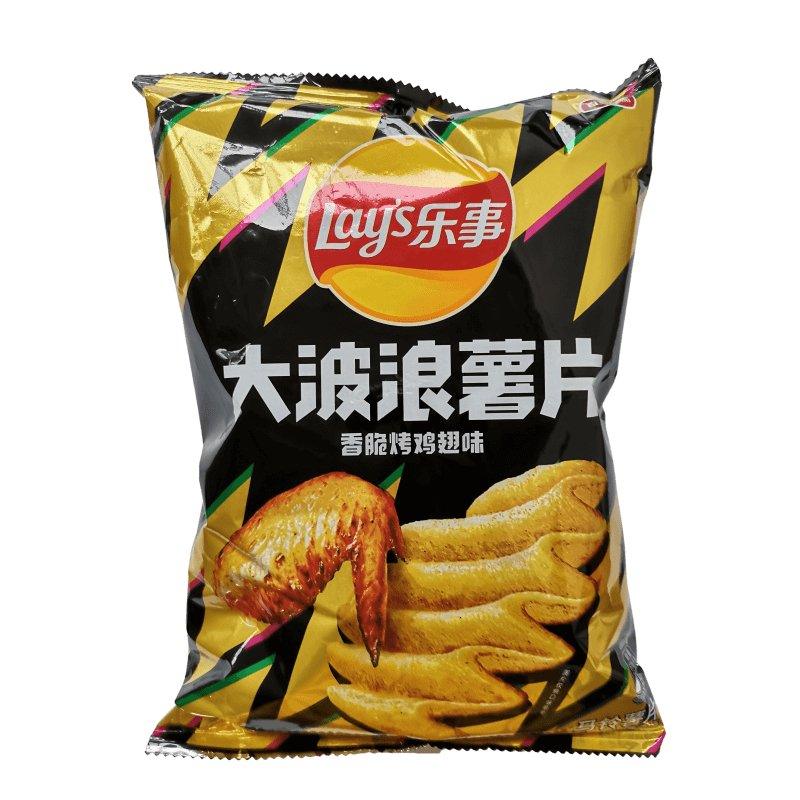 Lay’s Big Wave Kartoffelchips, Geschmack mit gegrilltem Hähnchen 70 g