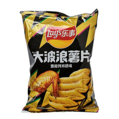 Lay’s Big Wave Kartoffelchips, Geschmack mit gegrilltem Hähnchen 70 g