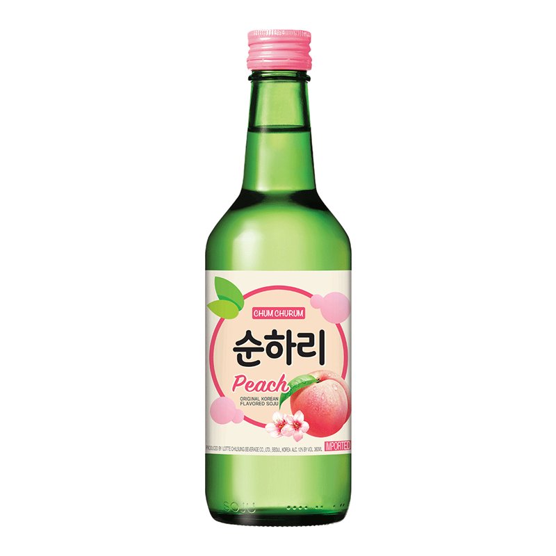 Lotte Chum Churum Soju, Pfirsichgeschmack 360 ml