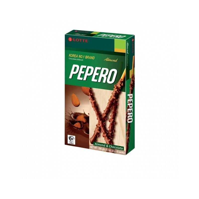 LOTTE | Pepero - Almond & Chocolate Sticks - Local | 37 g