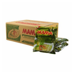 Mama Instant Noodles Green Curry 30 x 55 g 1 box