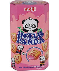 MEIJI Hello Panda Kekse mit Erdbeerfüllung 50 g
